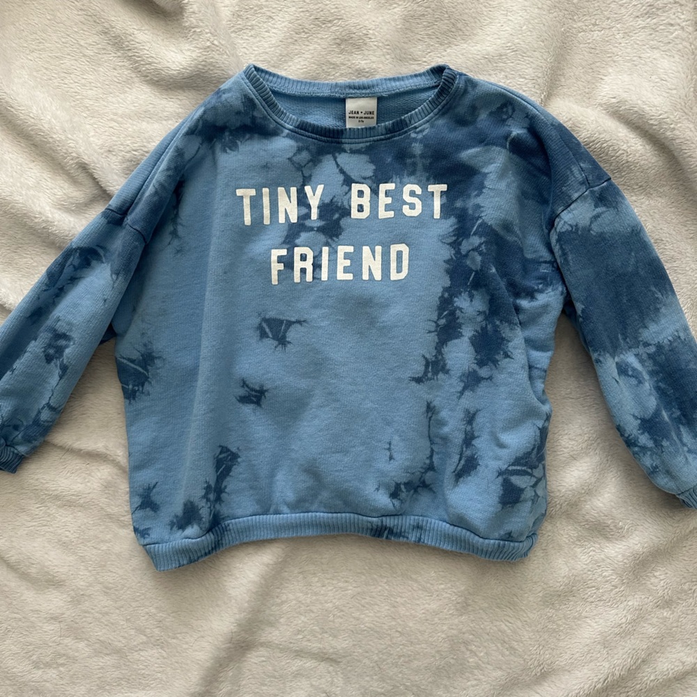 jean and june tiny best friend sweatshirt